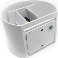 Applique Da Esterno-Life Electronics Applique bianca da esterno led 7w 4000k tonda