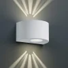 Applique Da Esterno-Selezionato da Mazzolaluce Applique bianca da esterno moderna 4w 3000k fasci di luce regolabili