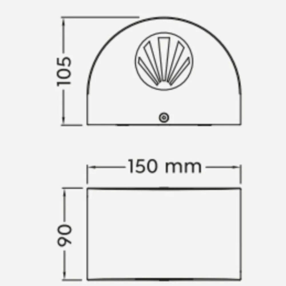 Applique Da Esterno-Selezionato da Mazzolaluce Applique bianca da esterno moderna 4w 3000k fasci di luce regolabili
