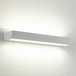 Applique Da Parete-Selezionato da Mazzolaluce Applique bianca da parete led 40w 4000k design moderna