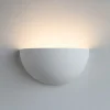 Applique Da Parete-Selezionato da Mazzolaluce Applique bianca gesso ceramica verniciabile
