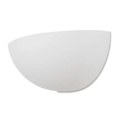 Applique Da Parete-Selezionato da Mazzolaluce Applique bianca gesso ceramica verniciabile
