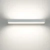Applique Da Parete-IsyLuce Applique bianca plate duplex moderna led 40w 3000k 4000k