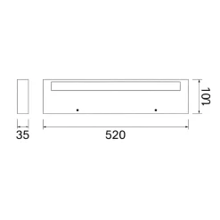 Applique Da Parete-Selezionato da Mazzolaluce Applique bianca led 40w cct 2700k-3000k-4000k dimmerabile moderna