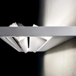 Applique Da Parete-Stilnovo Applique bianca led 38w tablet moderna parabola orientabile