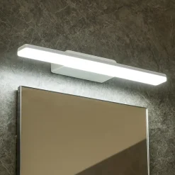 Applique Da Bagno-Ideal Lux Applique bianca per bagno make uo ap d45