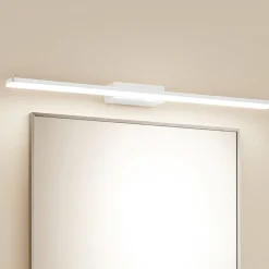 Applique Da Bagno-Ideal Lux Applique bianca per bagno led 27w make ap d90