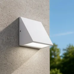 Applique Da Esterno-Selezionato da Mazzolaluce Applique bianca per esterno led 7w 3000k ip65