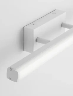 Applique Da Bagno-Selezionato da Mazzolaluce Applique bianca per specchio bagno moderno led 12w
