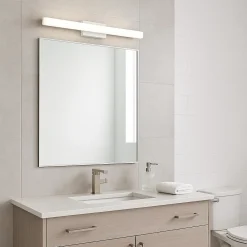 Applique Da Bagno-Selezionato da Mazzolaluce Applique bianca per specchio bagno moderno led 12w