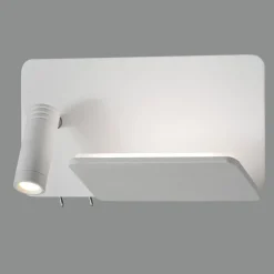 Applique Camera Da Letto-Selezionato da Mazzolaluce Applique bianca per testata camera da letto sinistro multifunzione luce da lettura
