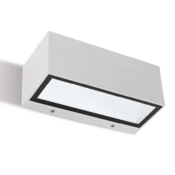 Applique Da Esterno-Selezionato da Mazzolaluce Applique bianca rettangolare per esterni led 36w 4000k ip65