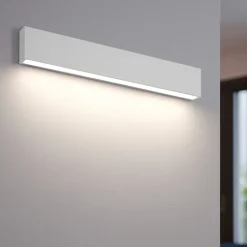 Applique Da Parete-Linea Light Applique bianco box w1 led 28w 2700k mono emissione
