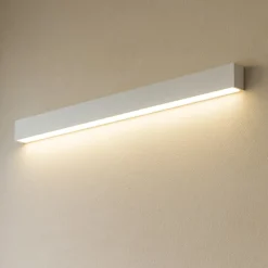 Applique Da Parete-Selezionato da Mazzolaluce Applique bianco 92cm rettangolare led 16w 3000k