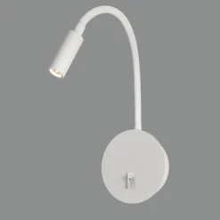 Applique Camera Da Letto-Selezionato da Mazzolaluce Applique bianco comodino orientabile per camera da letto led 3w 3000k
