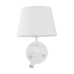 Applique Camera Da Letto-Selezionato da Mazzolaluce Applique bianco con interruttori doppia luce per comodini camera da letto