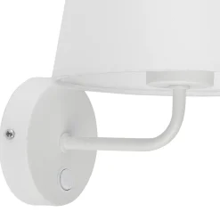 Applique Camera Da Letto-Selezionato da Mazzolaluce Applique bianco con interruttore per comodino camera da letto