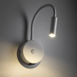 Applique Camera Da Letto-Selezionato da Mazzolaluce Applique bianco con presa usb interruttore braccio orientabile per comodini camera da letto