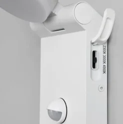 Applique Da Esterno-Selezionato da Mazzolaluce Applique bianco da esterno sensore movimento led 7w 2300k 3000k 4000k
