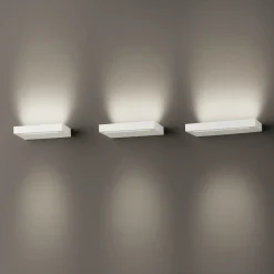 Applique Da Parete-Perenz Illuminazione Applique bianco da parete led 22w 3000k biemissione moderna bed perenz