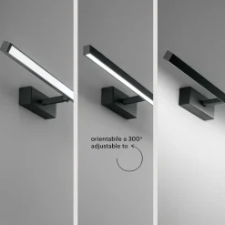 Applique Da Bagno-Perenz Illuminazione Applique bianco da specchio 77cm led 16w cct orientabile riga perenz
