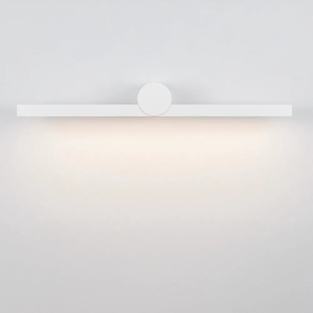Applique Da Bagno-Selezionato da Mazzolaluce Applique bianco design squadrato per specchio da bagno