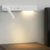 Applique Camera Da Letto-Selezionato da Mazzolaluce Applique bianco destro multifunzione per comodino