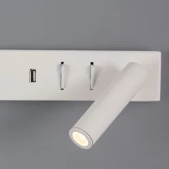 Applique Camera Da Letto-Selezionato da Mazzolaluce Applique bianco destro multifunzione per comodino