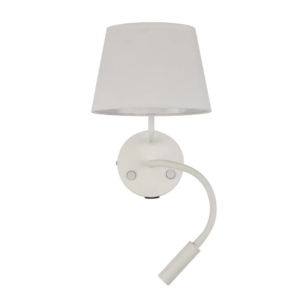 Applique Camera Da Letto-Selezionato da Mazzolaluce Applique bianco doppia luce presa usb per comodino camera da letto moderna