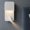 Applique Camera Da Letto-Selezionato da Mazzolaluce Applique bianco due luci per comodino camera da letto presa usb
