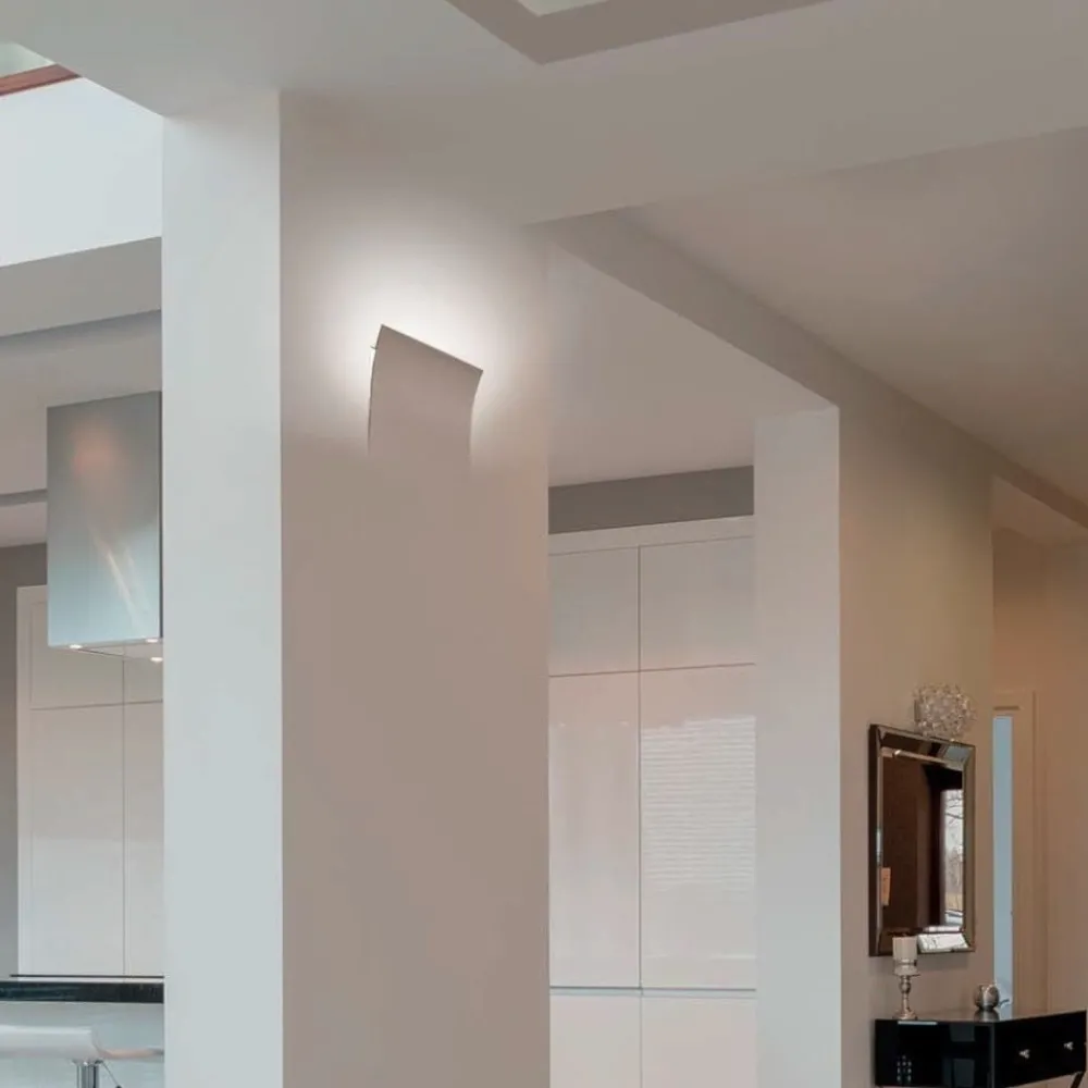 Applique Da Parete-Selezionato da Mazzolaluce Applique bianco gesso led 9w 4000k lampada da incasso