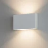 Applique Da Parete-Linea Light Applique bianco led 19w 3000k bi emissione box w2