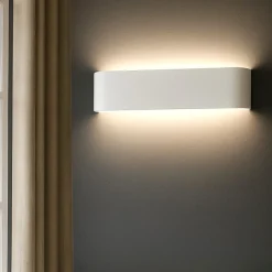 Applique Da Parete-Perenz Illuminazione Applique bianco led 12w 3000k moderna way