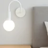 Applique Camera Da Letto-Perenz Illuminazione Applique bianco orientabile per comodino da letto perenz bulbo