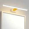 Applique Da Bagno-Selezionato da Mazzolaluce Applique bianco oro per specchio bagno 14w 4000k fp