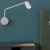 Applique Camera Da Letto-Selezionato da Mazzolaluce Applique bianco per comodini camera da letto braccio orientabile