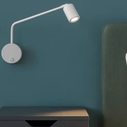 Applique Camera Da Letto-Selezionato da Mazzolaluce Applique bianco per comodini camera da letto braccio orientabile