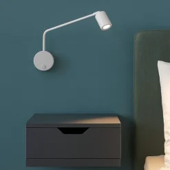 Applique Camera Da Letto-Selezionato da Mazzolaluce Applique bianco per comodini camera da letto braccio orientabile