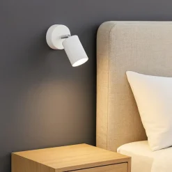 Applique Camera Da Letto-Selezionato da Mazzolaluce Applique bianco per comodino camera da letto orientabile