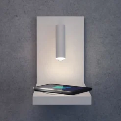 Applique Camera Da Letto-Selezionato da Mazzolaluce Applique bianco per comodino camera da letto ricarica wireless induzione