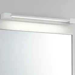 Applique Da Bagno-Selezionato da Mazzolaluce Applique bianco per specchio da bagno parabola orientabile