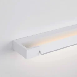 Applique Da Bagno-Selezionato da Mazzolaluce Applique bianco per specchio da bagno parabola orientabile