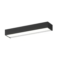 Applique Da Parete-Top Light Applique bios nera moderna 18w 3000k 4000k rettangolare