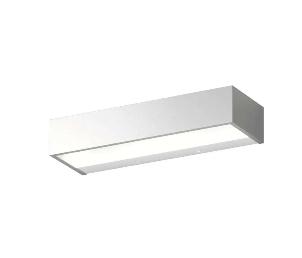 Applique Da Parete-Top Light Applique bios argento rettangolare led 3000k 4000k