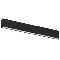 Applique Da Parete-Linea Light Applique box w1 nero led 41w 2700k mono emissione