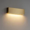 Applique Da Parete-Linea Light Applique box w1 ottone led 14w 3000k mono emissione