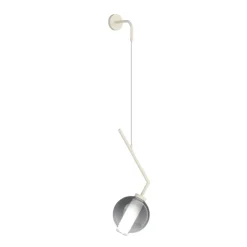 Applique Camera Da Letto-Top Light Applique camera da letto pendente sabbia vetro fume v line