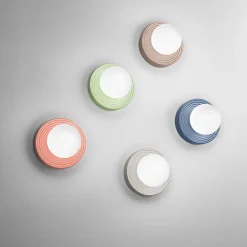 Applique Da Parete-Perenz Illuminazione Applique ceramica tortora lucido moderna ceramic