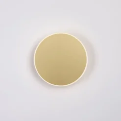 Applique Da Parete-Selezionato da Mazzolaluce Applique cerchio 20cm oro led 12w 3000k moderno