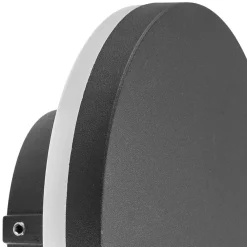 Applique Da Esterno-Selezionato da Mazzolaluce Applique cerchio per esterno antracite led 9,5w 3000k